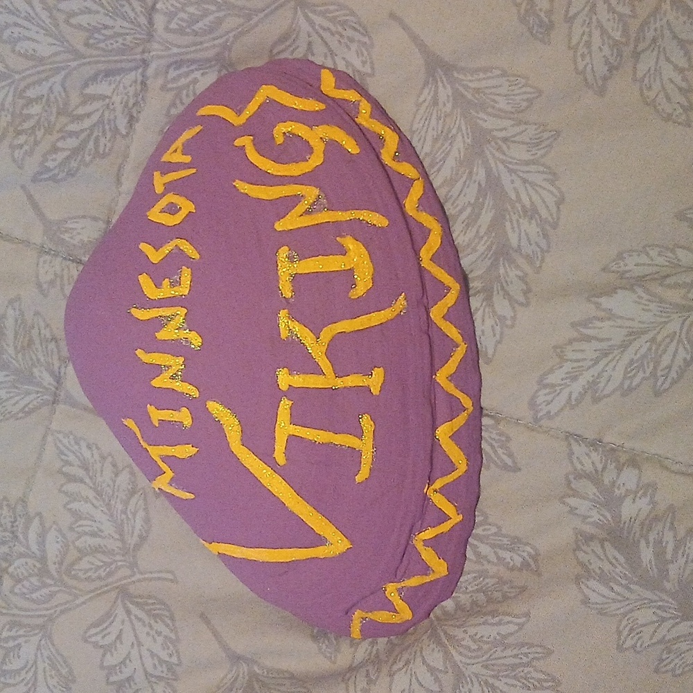 Minnesota Vikings Hand-Painted Sea Shell